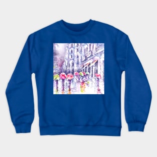 Barcelona Rain Crewneck Sweatshirt